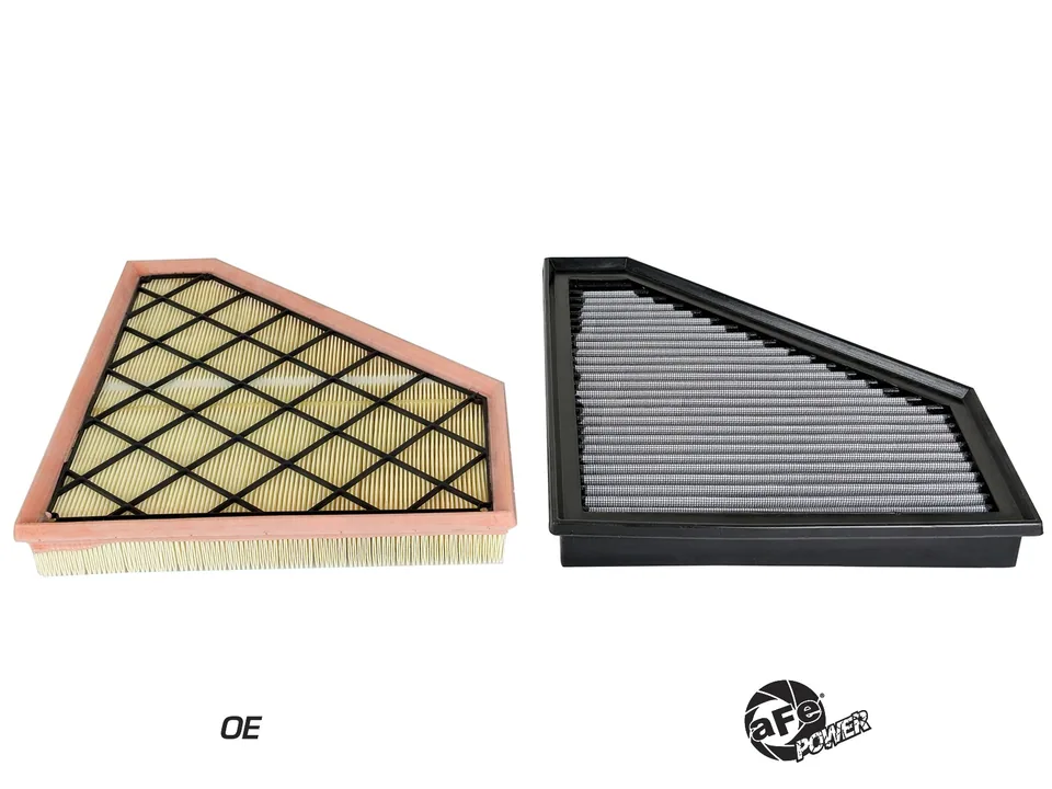 aFe Magnum FLOW Pro DRY S OE Replacement Filter 13-17 Cadillac ATS V6-3.6L 31-10264 3 of 5