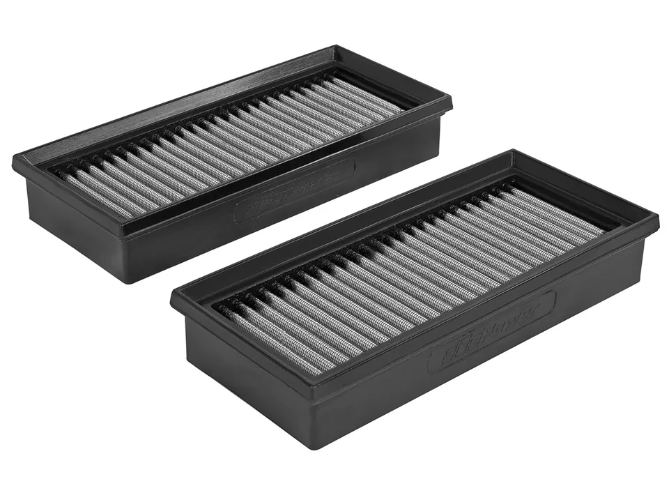 aFe Magnum FLOW Pro DRY S OE Replacement Filter 15-19 Mercedes C63 AMG 4.0L TT (Pair) 31-10289-MA 1 of 4