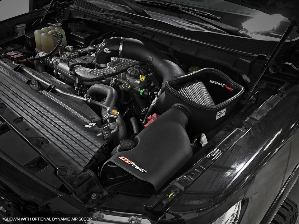 aFe Magnum FORCE Stage-2 Cold Air Intake System w/ Pro DRY S Media 16-19 Nissan Titan XD V8-5.0L(td) 54-13026D 3 of 6