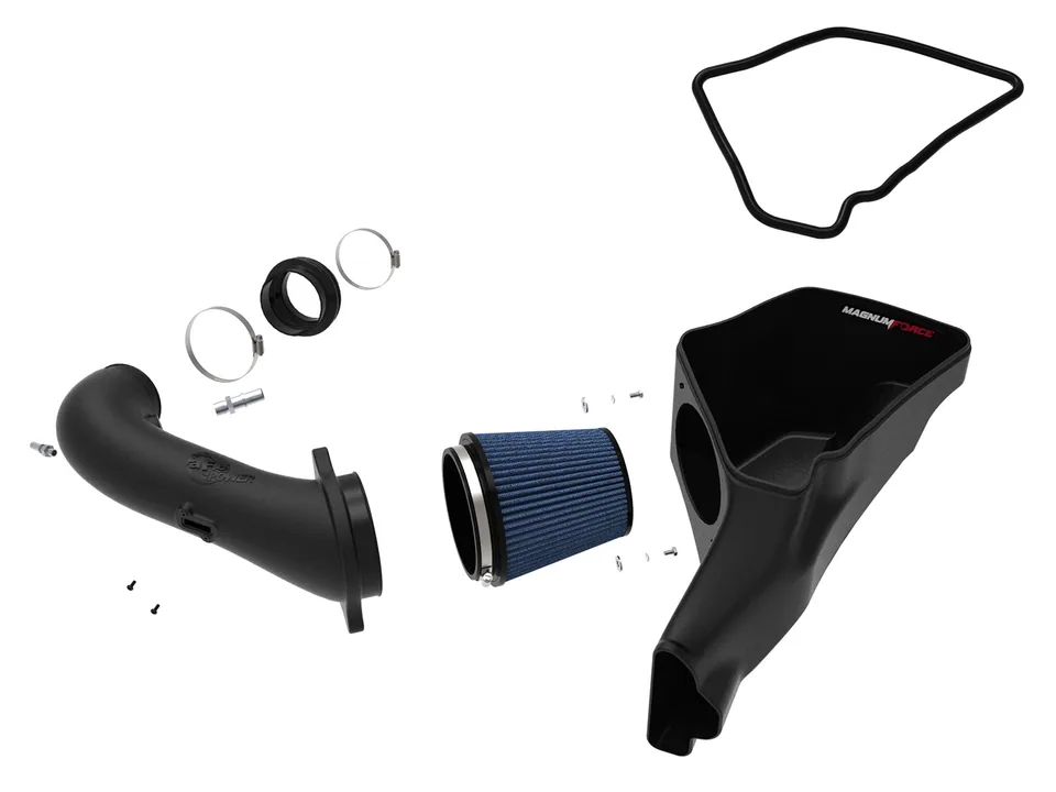 AFe Magnum FORCE Stage-2 Cold Air Intake System w/Pro Dry S Media 18-23 Ford Mustang 54-13039R 2 of 6