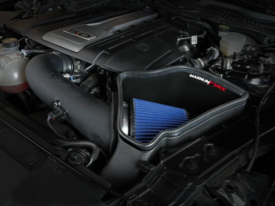 AFe Magnum FORCE Stage-2 Cold Air Intake System w/Pro Dry S Media 18-23 Ford Mustang 54-13039R 3 of 6