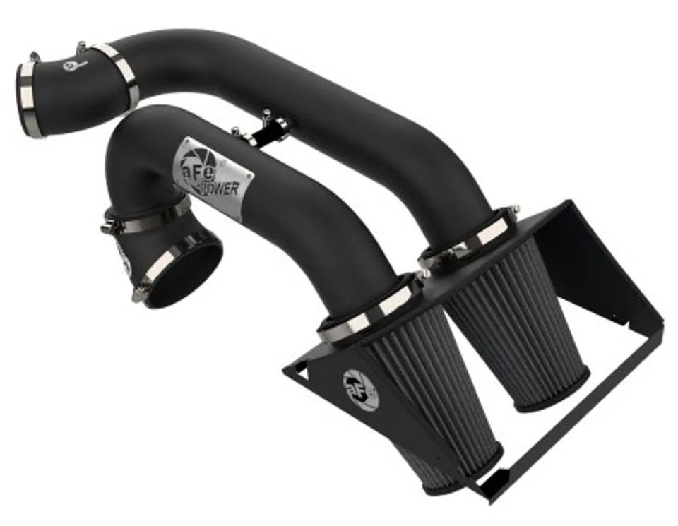 aFe Magnum FORCE Stage-2 Pro DRY S Cold Air Intake System 15-17 Ford F-150 V6 2.7L (tt) 51-22642-B 1 of 1