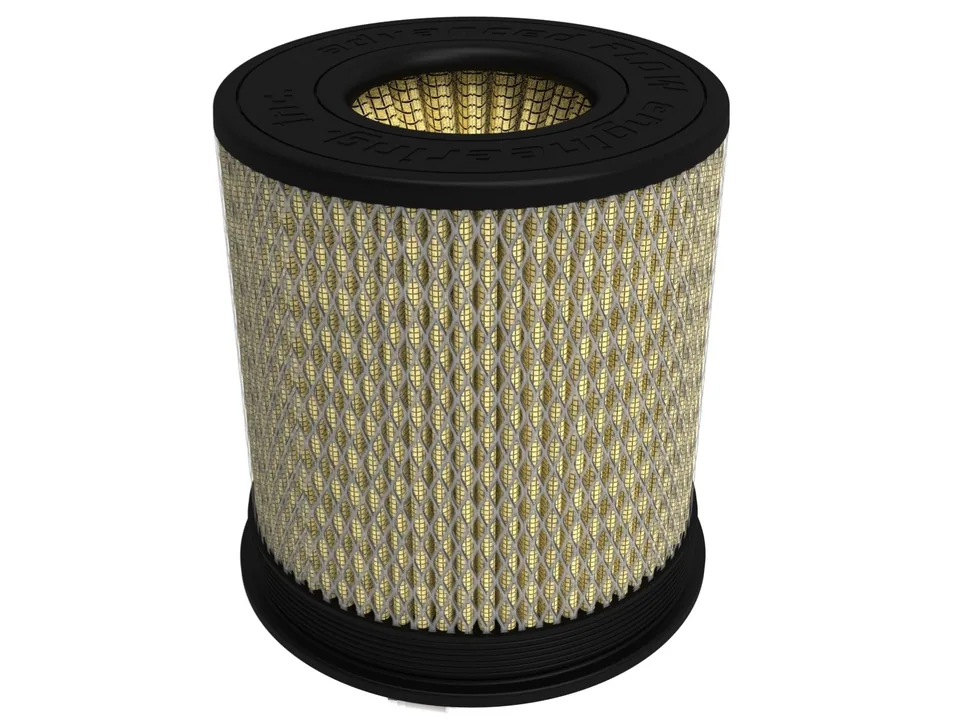 aFe MagnumFLOW Air Filter Pro DRY S 6in Flange x 8 1/8in Base/Top (INV) x 9in H 72-91059 1 of 3