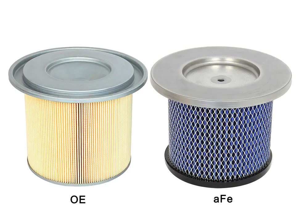 aFe MagnumFLOW Air Filters OER P5R A/F 97-16 Nissan Patrol (Y61) L6-4.5/4.8L 10-10137 3 of 3