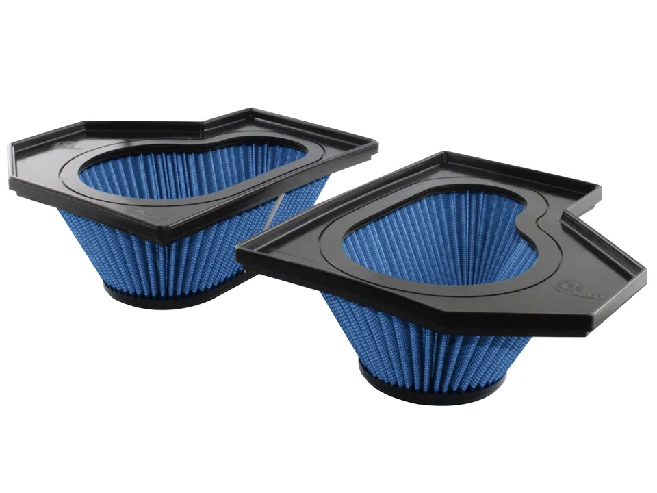 aFe MagnumFLOW Air Filters OER P5R A/F P5R BMW M5/M6 06-11 V10-5.0L (1 pr) 30-80168 1 of 2