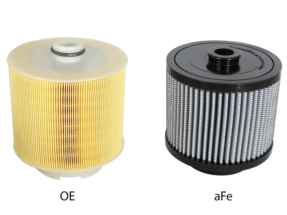aFe MagnumFLOW Air Filters OER Pro DRY S 05-11 Audi A6 Quattro (C6) V6 3.2L 11-10125 3 of 4