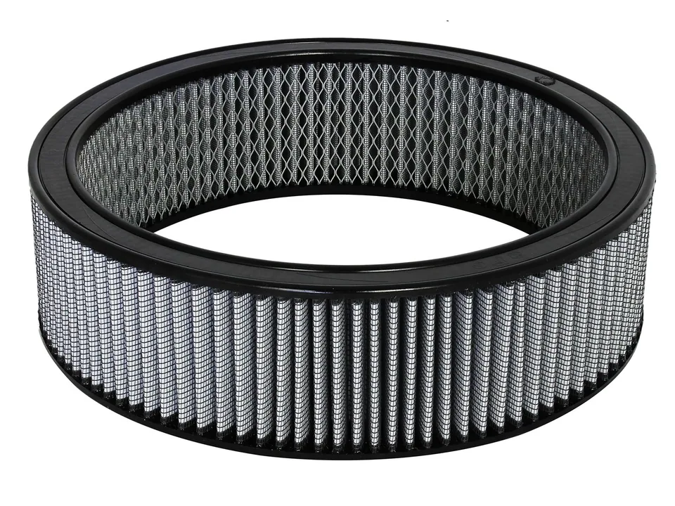 aFe MagnumFLOW Air Filters Round Racing PDS A/F RR PDS 14 OD x 12 ID x 4 H E/M 18-11425 1 of 1