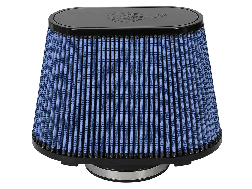 aFe MagnumFLOW Intake Replacement Air Filter w/Pro 5R Media 5in F / 11x6.5in B / 8.5x4in T / 7.5in H 24-90108 1 of 4