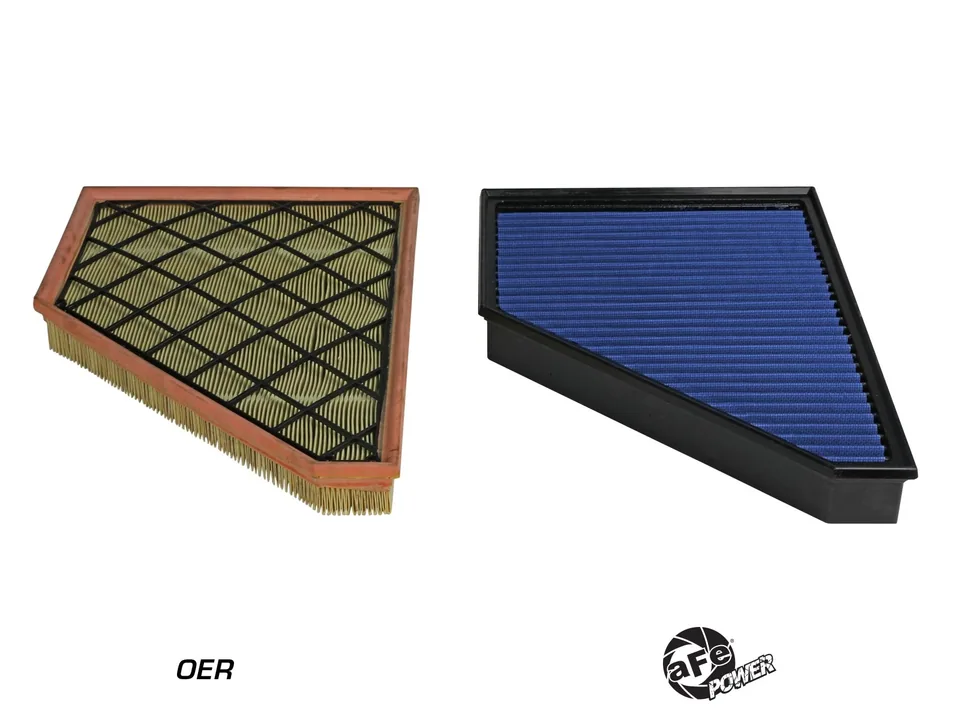 aFe MagnumFLOW OE Air Filter Pro 5R 17-21 GM Compact SUVs L4-2.0L(t) / L4-2.5L / V6-3.6L 30-10297 3 of 5