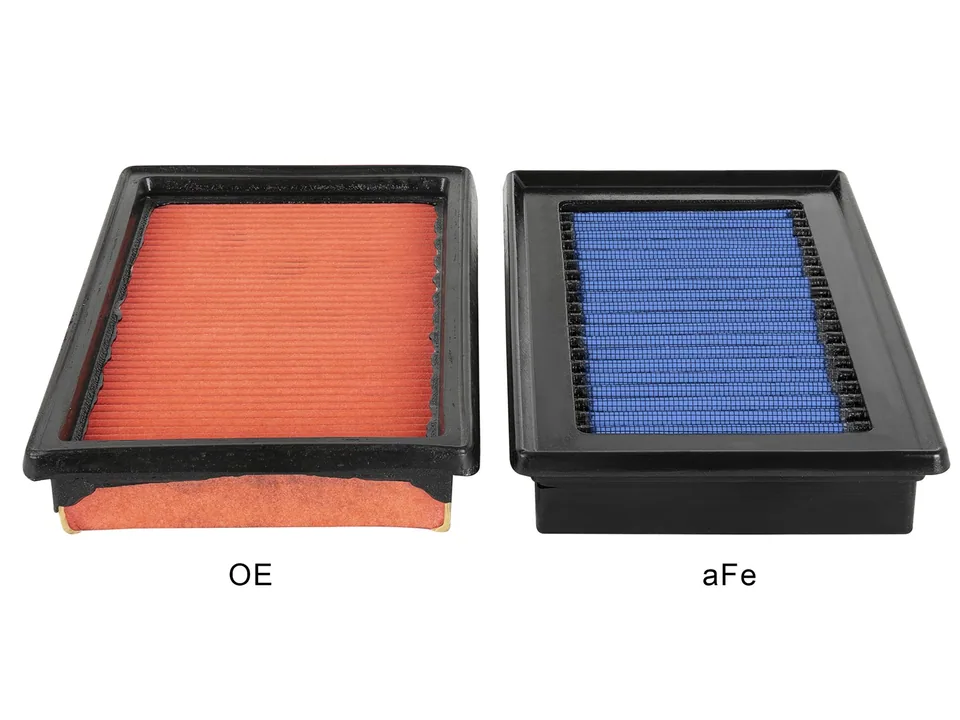 aFe MagnumFLOW OE Replacement Air Filter w/ Pro 5R Media (Pair) 14-19 Infiniti Q50 V6-3.5L/3.7L 30-10273-MA 3 of 4