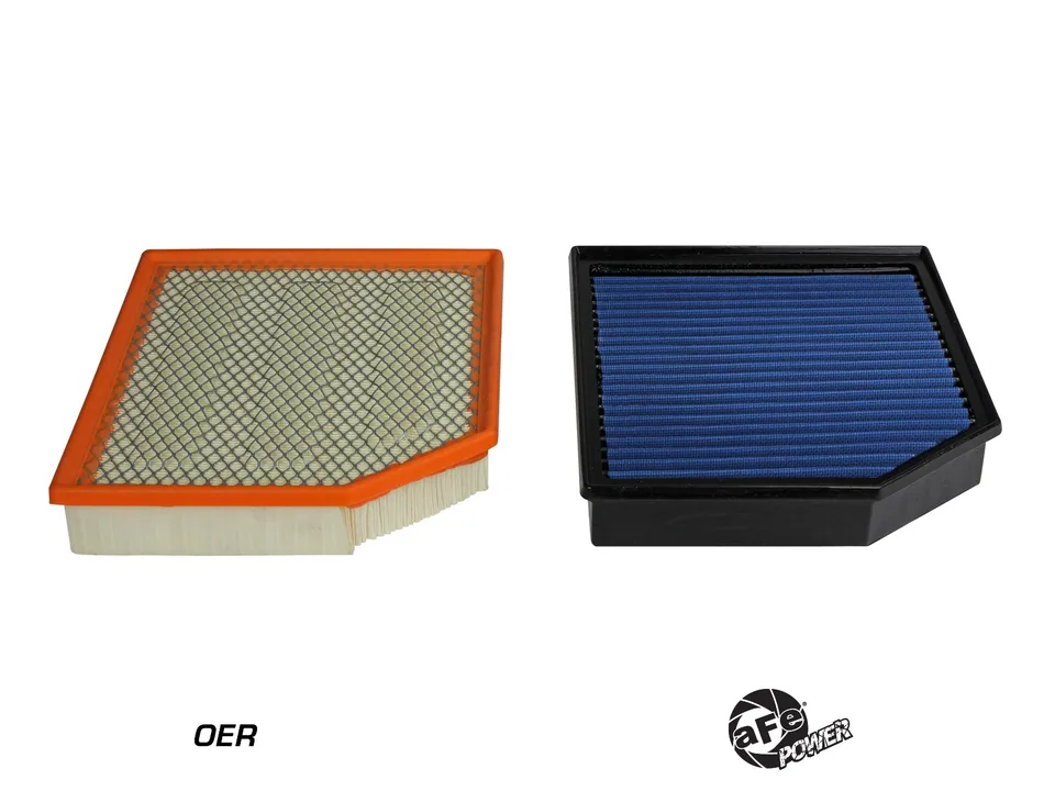 aFe MagnumFLOW OE Replacement Filter w/P5R Med 18-20 Jeep Grand Cherokee Trackhawk (WK2) V8-6.2L(sc) 30-10293 3 of 4
