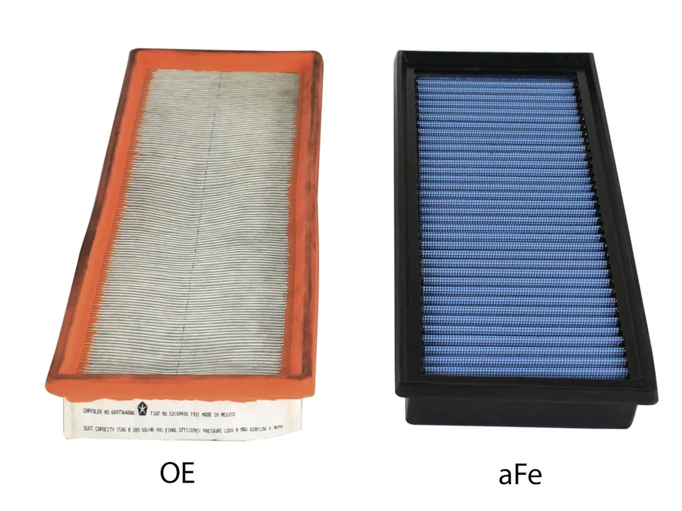 aFe MagnumFLOW OEM Replacement Air Filter PRO 5R 12-14 Fiat 500 L4 1.4L 30-10252 3 of 4