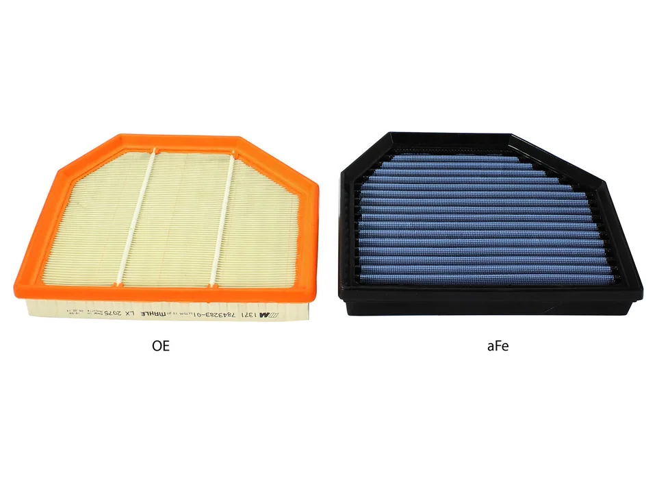 aFe MagnumFLOW OEM Replacement Air Filter PRO 5R 2015 BMW M3/M4 (F80/F82) 3.0L S55 (tt) Qty. 2 30-10238 4 of 4