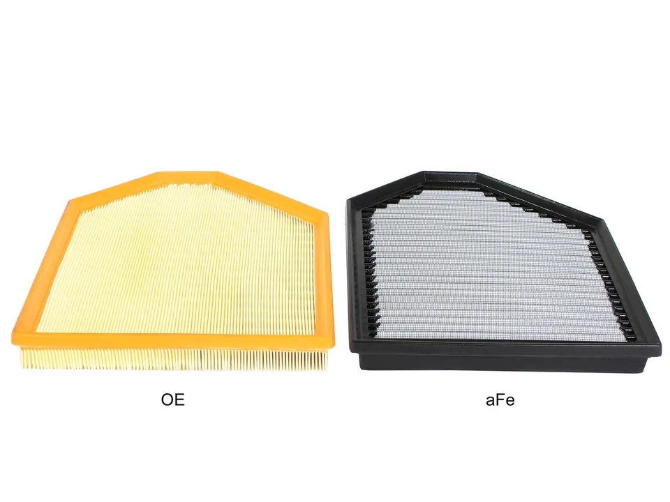 aFe MagnumFLOW OEM Replacement Air Filter PRO DRY S 11-16 BMW X3 xDrive28i F25 2.0T 31-10257 3 of 4