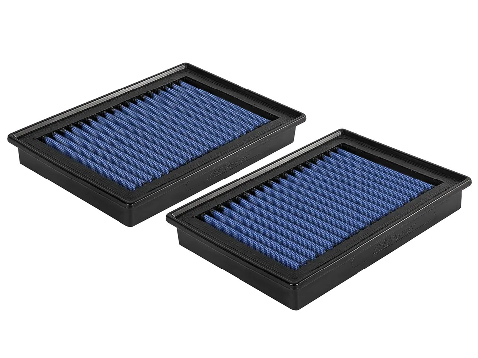 aFe MagnumFLOW Pro 5R OE Replacement Air Filter (Pair) 16-19 Infiniti Q50/60 V6-3.0L (tt) 30-10271-MA 1 of 1