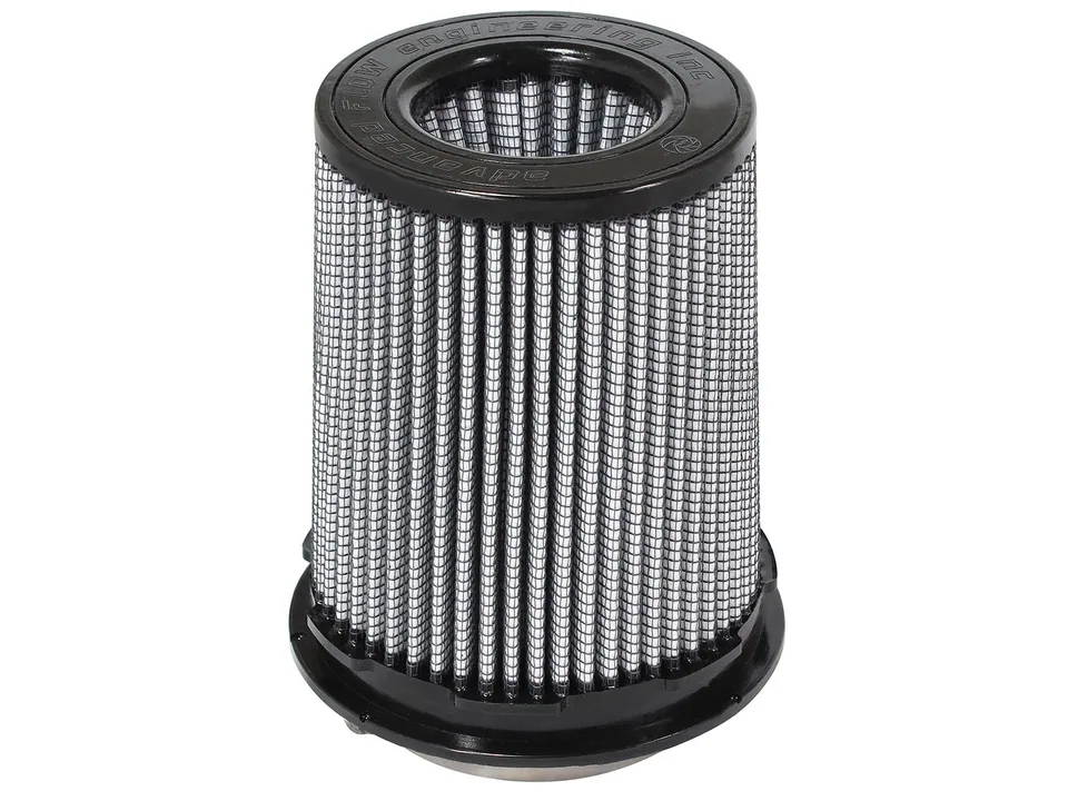 aFe MagnumFLOW Pro DRY S Universal Air Filter 3.5in. F / 5in. B mtm2 / 4.5in. inv T / 7.5in. H 21-91103 1 of 3