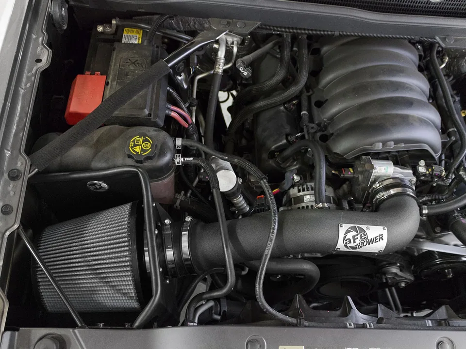 aFe MagnumFORCE Intake Stage-2 Dry S 14-17 GM Silverado/Sierra 1500 5.3L/6.2L w/Electric Fan 51-12332 5 of 6