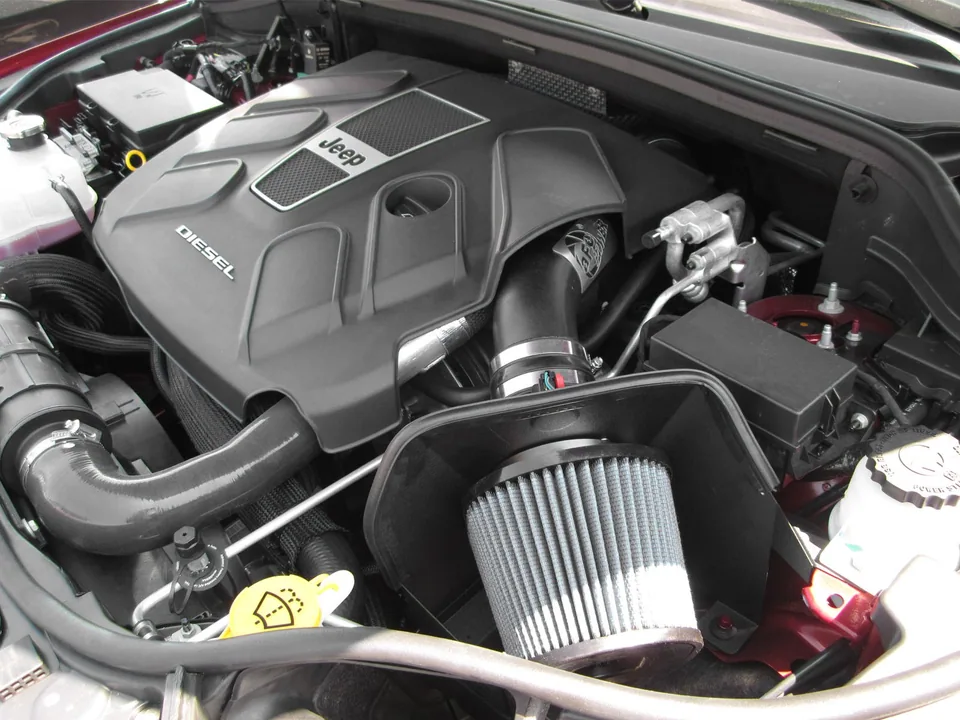 aFe MagnumFORCE Intake System Stage-2 Pro DRY S 2014 Jeep Cherokee V6 3.0L EcoDiesel 51-12472 4 of 5