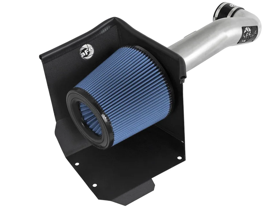 aFe MagnumFORCE Stage-2 PRO 5R CAI Brushed Alum Tube 15-20 GMC Sierra 1500/Silverado/Tahoe/Suburban/Yukon/Yukon XL 5.3L/6.2L w/Electric Fan 54-12332-H 1 of 6