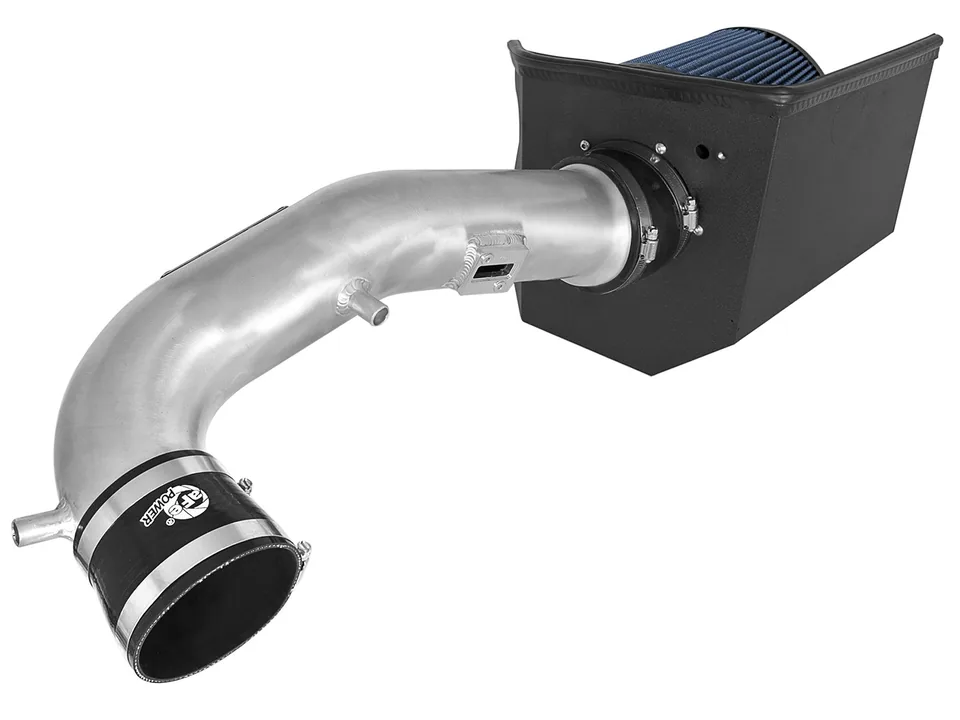 aFe MagnumFORCE Stage-2 PRO 5R CAI Brushed Alum Tube 15-20 GMC Sierra 1500/Silverado/Tahoe/Suburban/Yukon/Yukon XL 5.3L/6.2L w/Electric Fan 54-12332-H 2 of 6