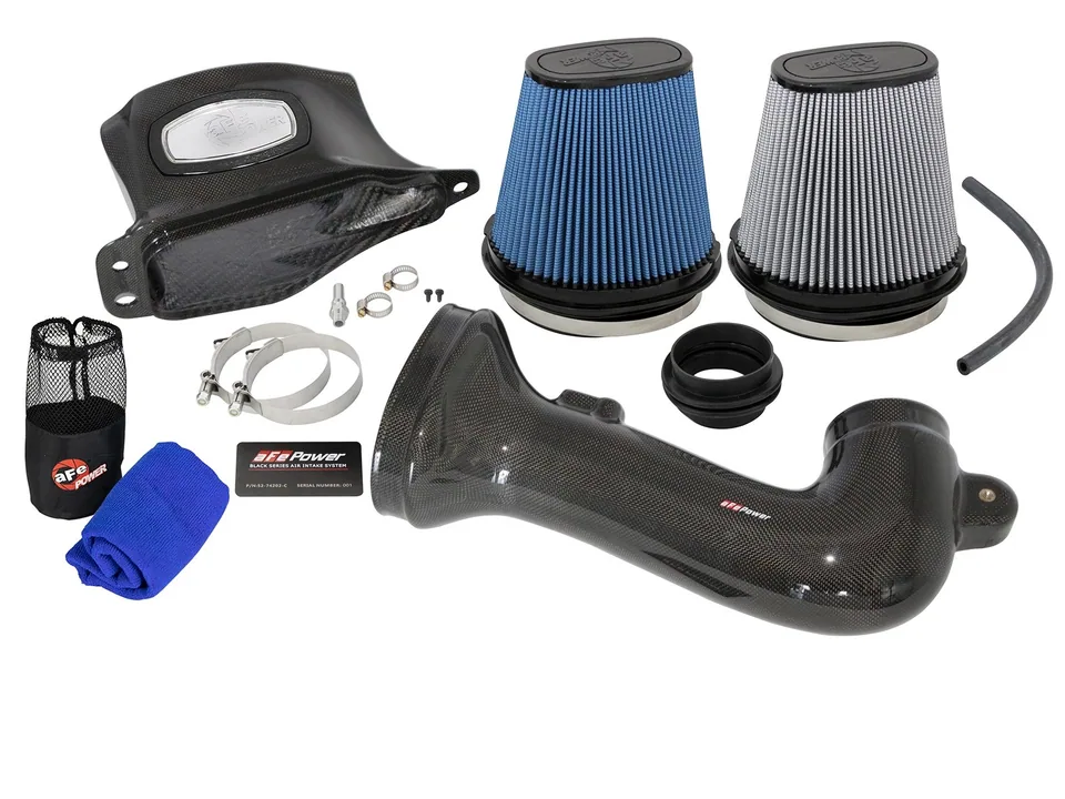 aFe Momentum Carbon Fiber Cold Air Intake System PDS/P5R 15-16 Chevrolet Corvette Z06 V8-6.2L 52-74202-C 3 of 6