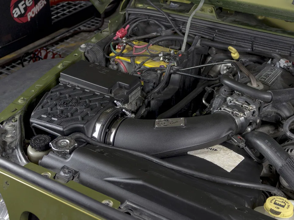 aFe Momentum GT Stage 2 Pro 5R Intake System 07-11 Jeep Wrangler (JK) V6 3.8L w/ Mechanical Fan 54-76213 2 of 6