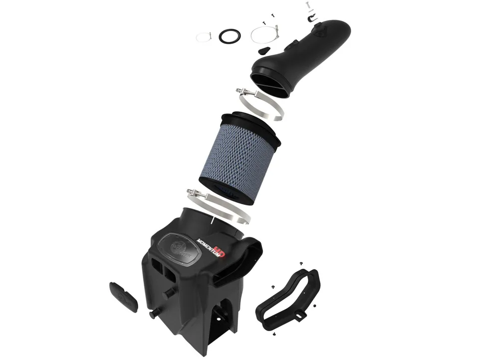 aFe Momentum HD Cold Air Intake System w/Pro 10R Filter 20-22 Ford F250/350 Power Stroke V8-6.7L (td) 50-70007T 2 of 6