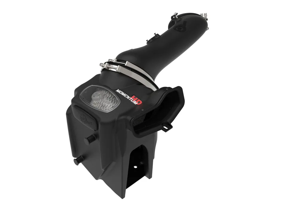 aFe Momentum HD Cold Air Intake System w/Pro Dry S Filter 20-22 Ford F250/350 Power Stroke V8-6.7L (td) 50-70007D 1 of 6