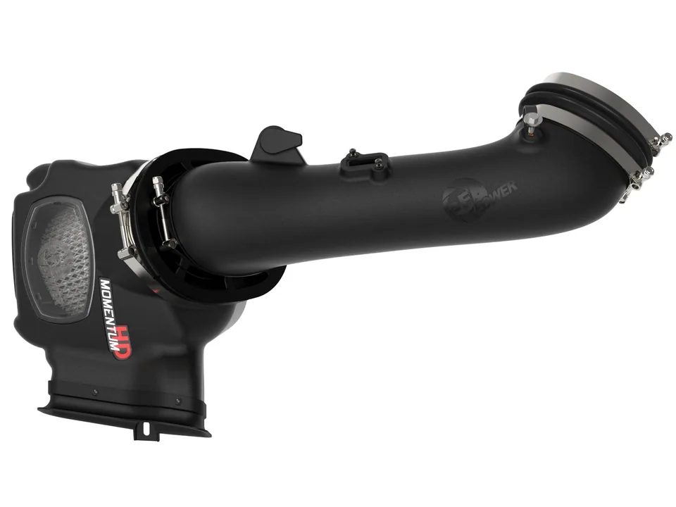aFe Momentum HD Cold Air Intake System w/Pro Dry S Filter 20-22 Ford F250/350 Power Stroke V8-6.7L (td) 50-70007D 5 of 6