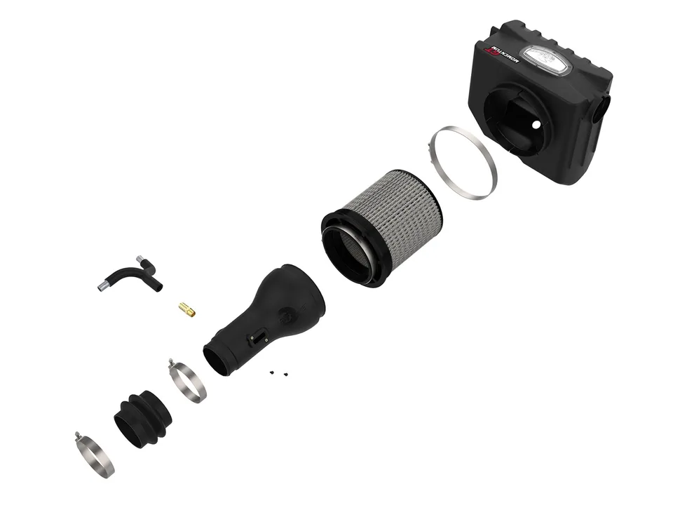 aFe Momentum HD Cold Air Intake System w/ Pro DRY S Filter Nissan Titan XD 17-21 V8-5.6L 50-70034D 2 of 6