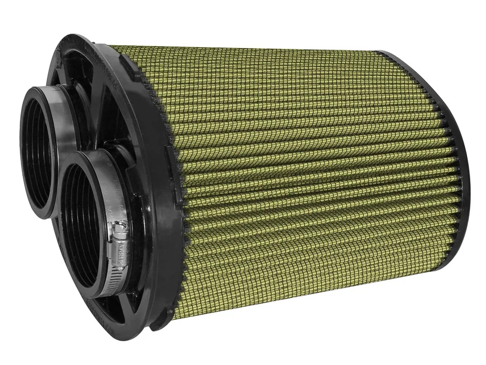 aFe Momentum Intake Rep Air Filter w/PG7 Media-3in F (Dual) x (8.25x6.25)in B x (7.25x5)in T x 9in H 72-91115 2 of 4