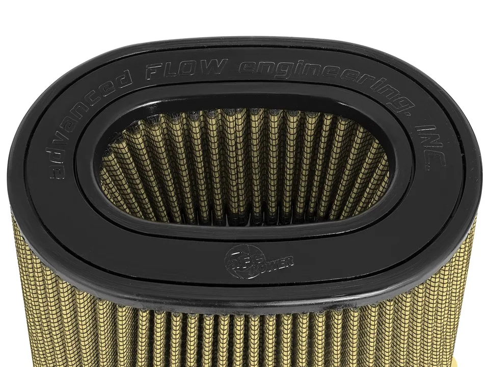 aFe Momentum Intake Rep Air Filter w/PG7 Media-3in F (Dual) x (8.25x6.25)in B x (7.25x5)in T x 9in H 72-91115 4 of 4