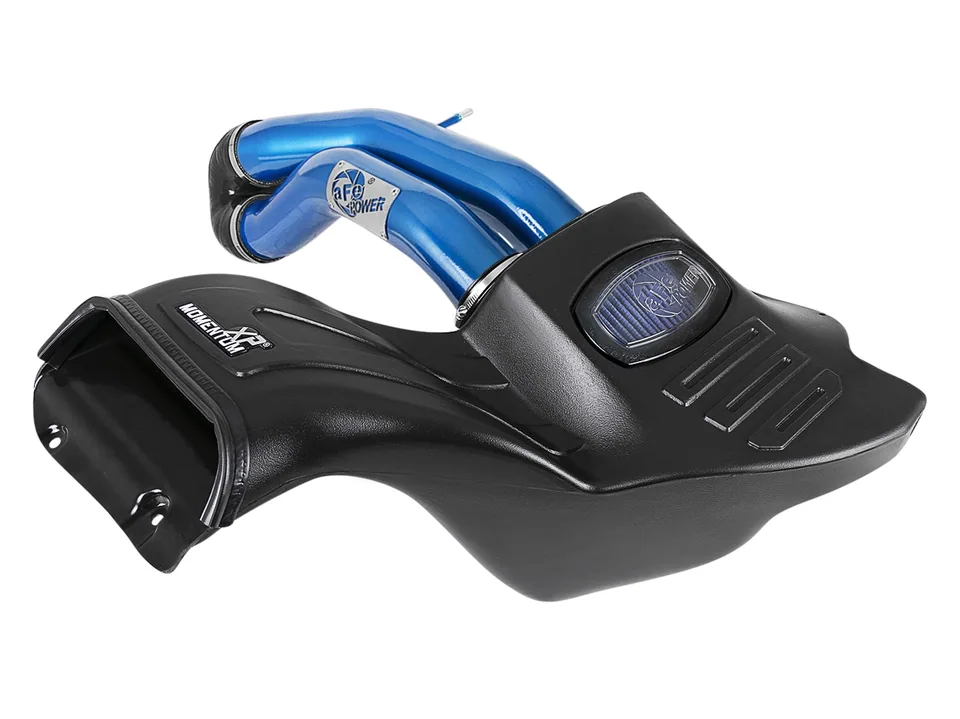 aFe Momentum XP Cold Air Intake System w/ Pro 5R Media Blue 15-20 Ford F-150 V8-5.0L 50-30024RL 1 of 6