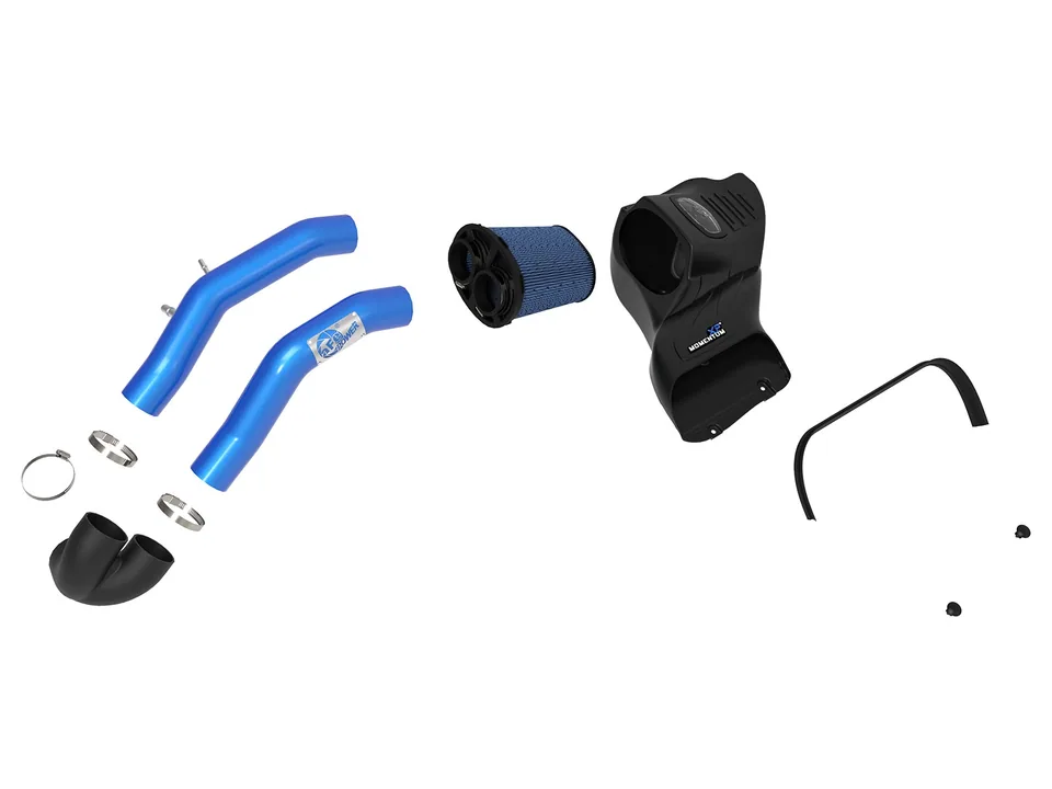 aFe Momentum XP Cold Air Intake System w/ Pro 5R Media Blue 15-20 Ford F-150 V8-5.0L 50-30024RL 2 of 6