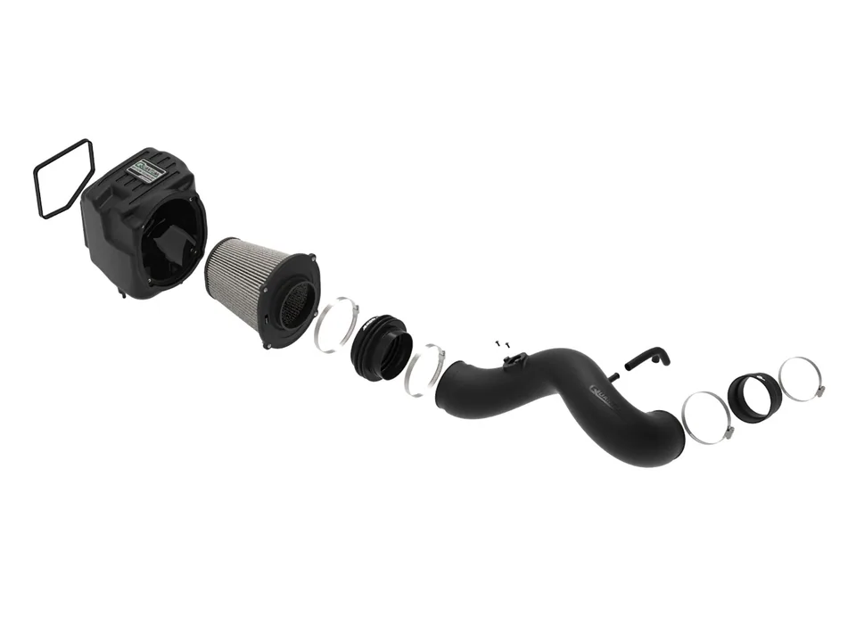 aFe Quantum Cold Air Intake System w/ Pro Dry S Media 09-13 GM Silverado / Sierra  and Trucks V8-4.8/5.3/6.2L 53-10029D 2 of 6