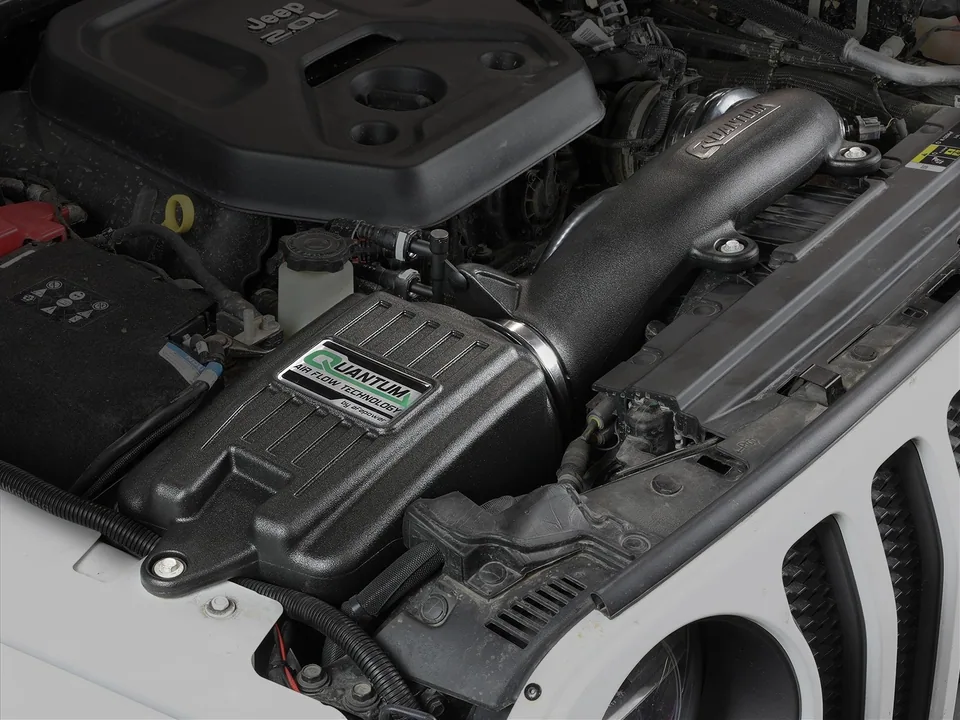 aFe Quantum Pro DRY S Cold Air Intake System 18-20 Jeep Wrangler JL L4-2.0L (t) 53-10019D 3 of 6