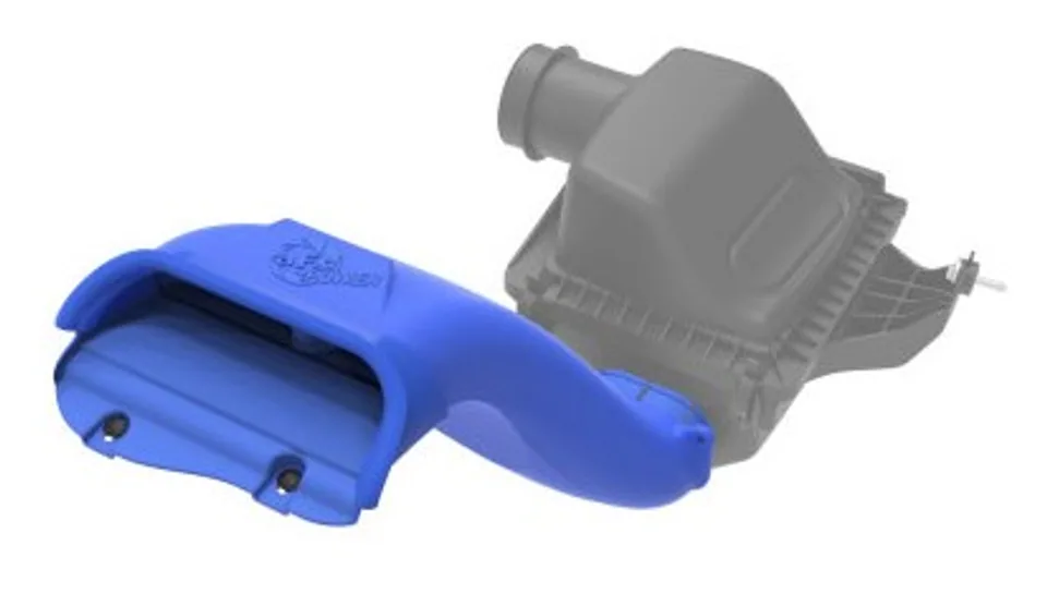 aFe Rapid Induction Dynamic Air Scoop 2021+ Ford F-150V6/V8 - Blue 52-10010SL 1 of 1