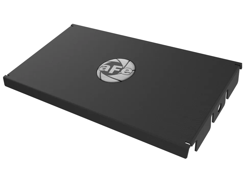 aFe Rapid Induction Intake System Cover, Black, 19-20 Ford Edge Ecoboost V6 2.7L (tt) 52-10003C 3 of 6