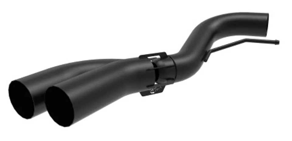 aFe Rebel DPF-Back 409 SS Exhaust System w/Dual Black Tips 18-19 Ford F-150 V6 3.0L (td) 49-43108-B 1 of 1