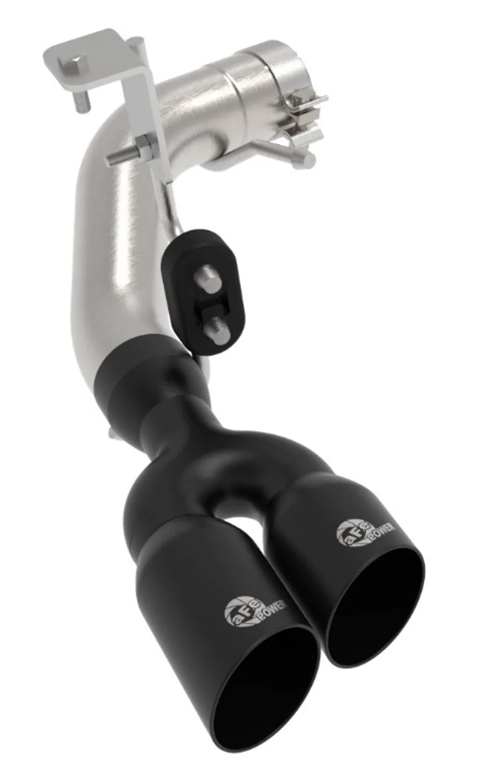 aFe Rebel Series 3in 304 SS Axle-Back Exhaust Side Exit w/ Black Tips 19 Ford Ranger L4-2.3L (t) 49-33110-B 1 of 1