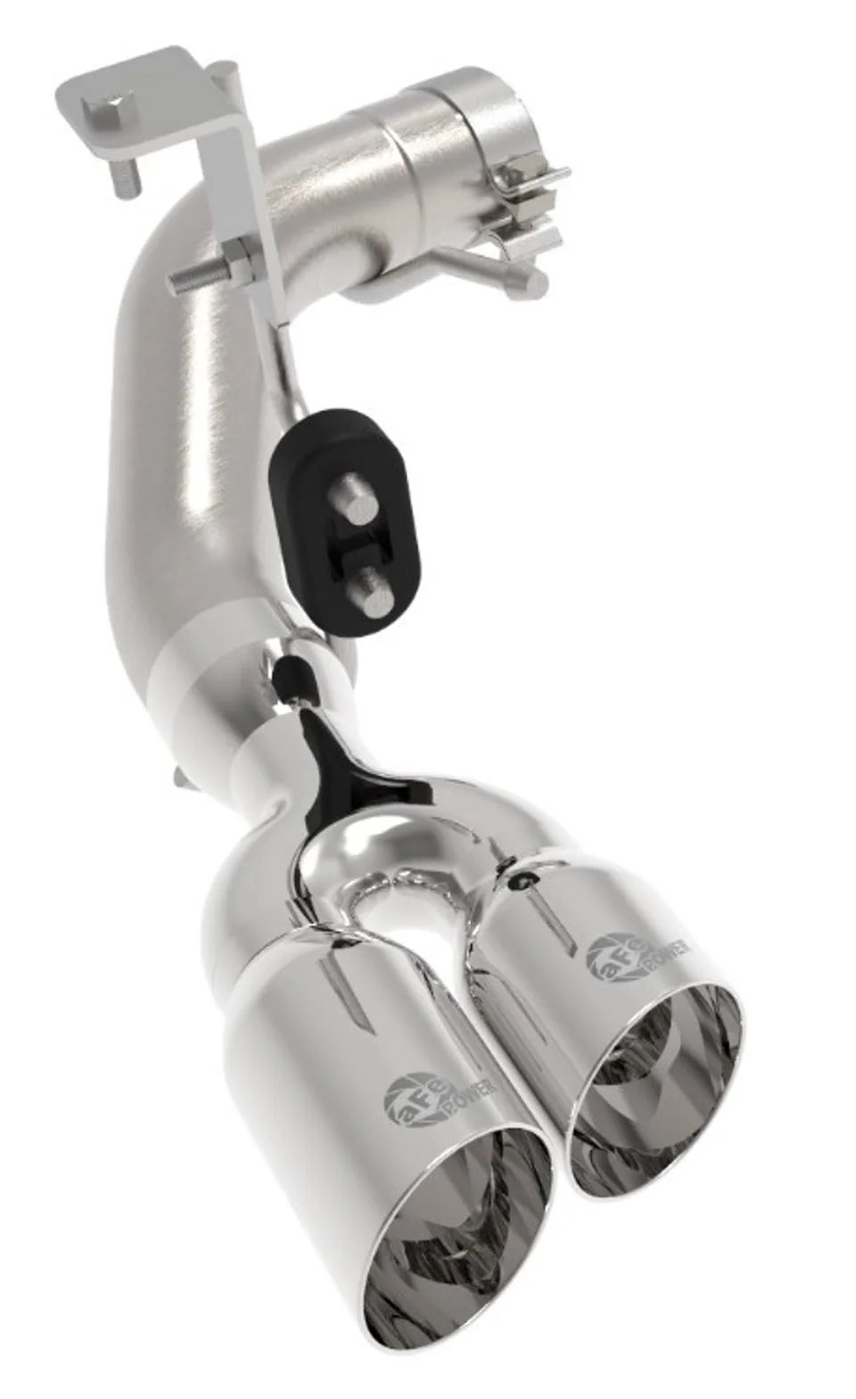 aFe Rebel Series 3in 304 SS Axle-Back Exhaust Side Exit w/ Polished Tips 19 Ford Ranger L4-2.3L (t) 49-33110-P 1 of 1