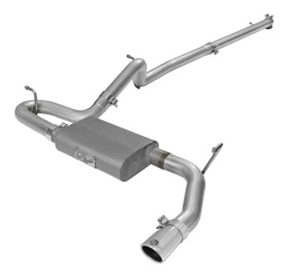 aFe Scorpion 2-1/2in Aluminized Steel Cat Back Exhaust 07-17 Jeep Wrangler V6-3.6/3.8L (4 Dr) 49-08044-1P 1 of 1