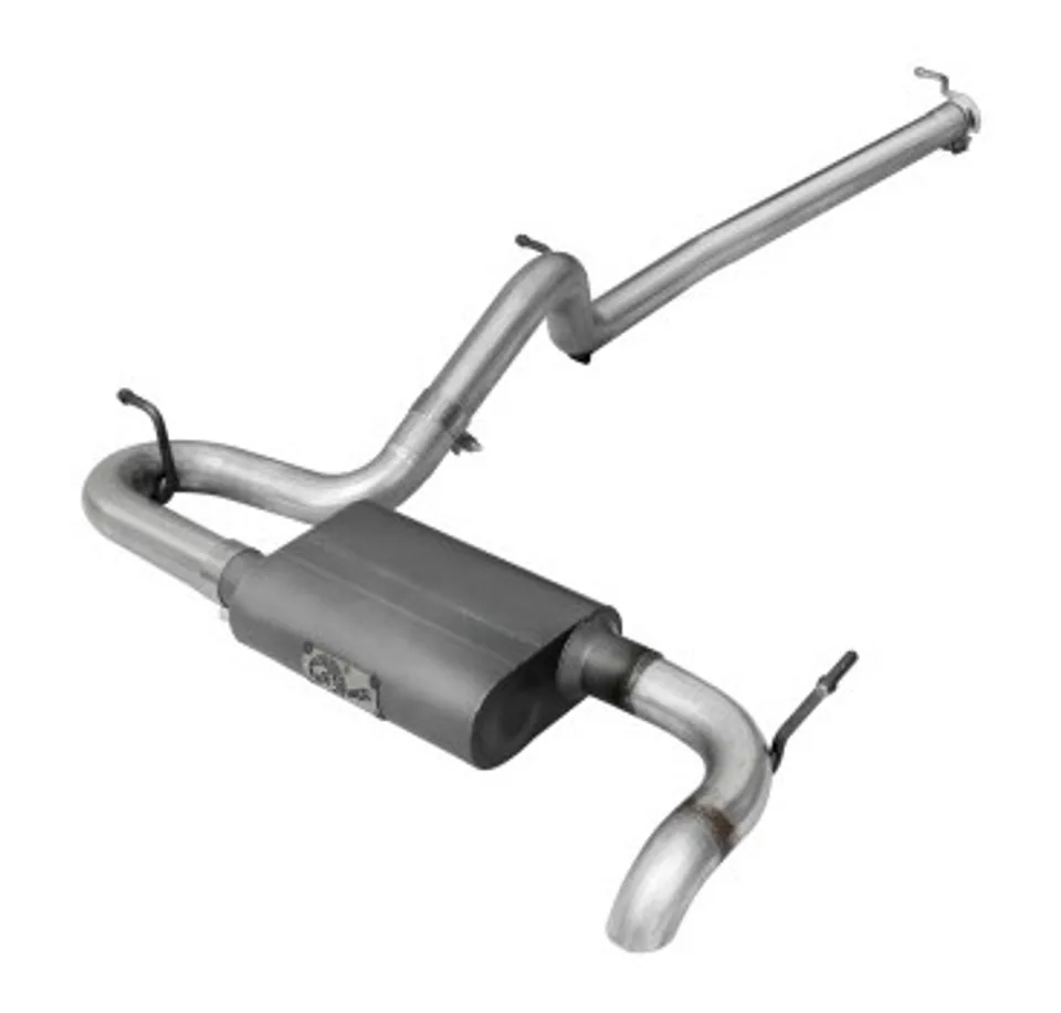 aFe Scorpion Exhaust System Cat Back 2.5in Aluminized Hi-Tuck 07-18 Jeep Wrangler JK V6 3.6/3.8L 49-08043 1 of 1