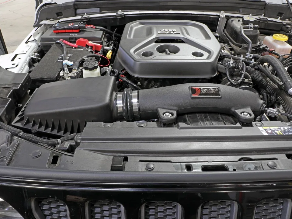 aFe Super Stock Induction System Pro 5R Media 18-21 Jeep Wrangler JL L4-2.0L (t) 55-10010R 3 of 6