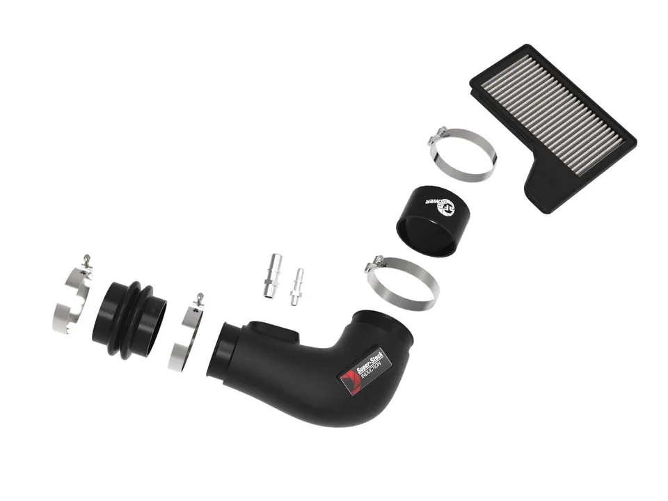 aFe Super Stock Induction System Pro Dry S Media 15-17 Ford Mustang V6-3.7L 55-10007D 2 of 6