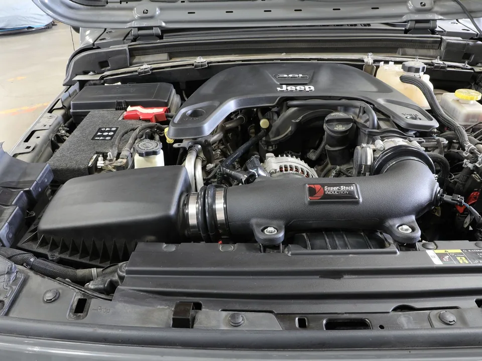aFe Super Stock Induction System Pro Dry S Media Jeep 18-21 Wrangler JL / 20-21 Gladiator JT V6-3.6L 55-10009D 3 of 6