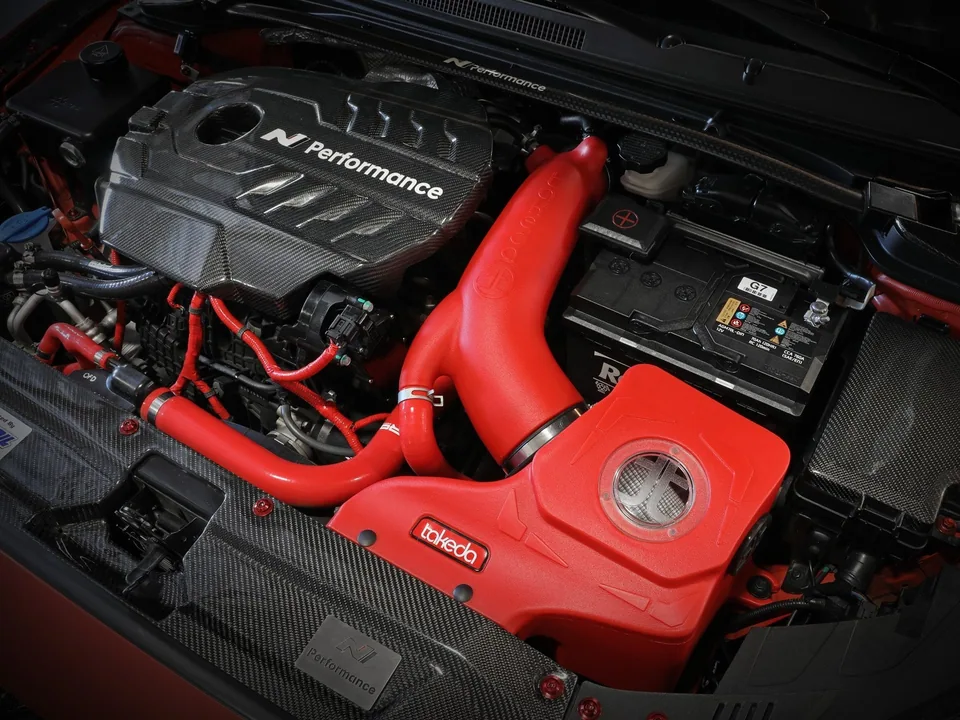 AFE Takeda 19-20 Hyundai Veloster N 2.0L (t) Momentum Cold Air Intake System w/Pro DRY S Filter 56-70021DR 3 of 6