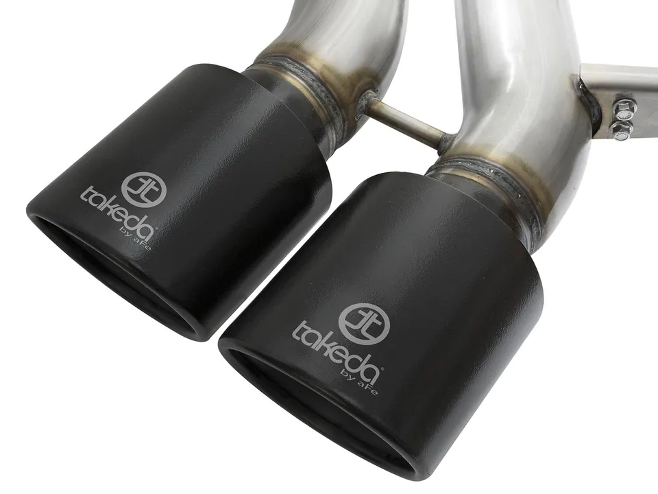 aFe Takeda 3in SS Exhaust Cat-Back 13-16 Ford Focus ST 2.0L Black Tips 49-33083-B 4 of 6