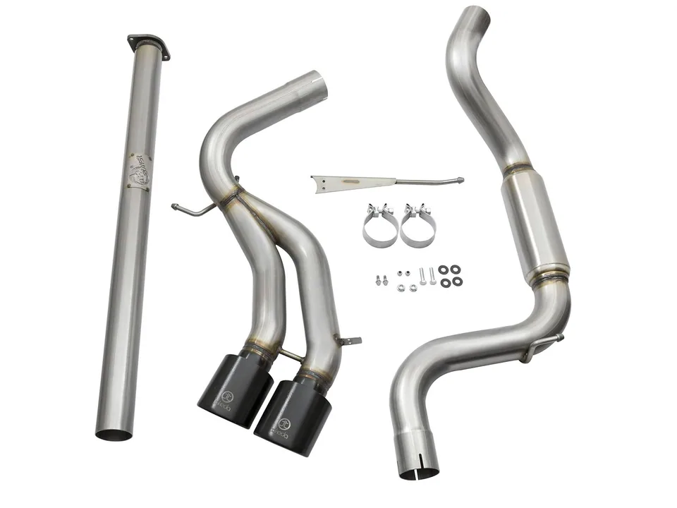 aFe Takeda 3in SS Exhaust Cat-Back 13-16 Ford Focus ST 2.0L Black Tips 49-33083-B 5 of 6