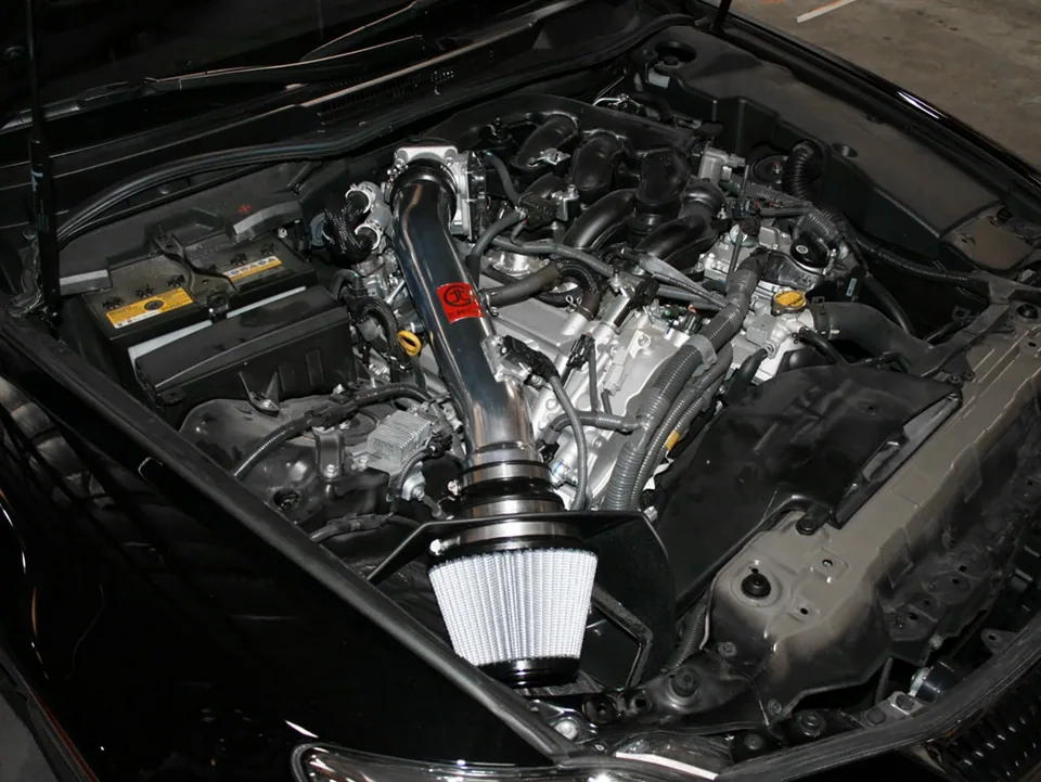 aFe Takeda Intakes Stage-2 Pro Dry S 06-20 Lexus IS250/350 V6-2.5L/3.5L (Polished) TR-2004P-D 6 of 6